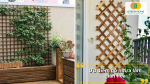 Gỗ nhựa – vật liệu bền đẹp, chống mối mọt, chịu nắng mưa cực tốt cho giàn hoa ngoài trời