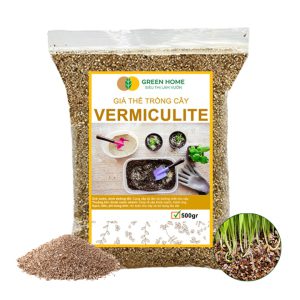 Đá Vermiculite (Vơ Mi), Bao 500gr, Giá Thể, Ươm Hạt Giống, Trồng Rau Mầm, Đất Hoa Hồng, Sen Đá, Thuỷ Canh