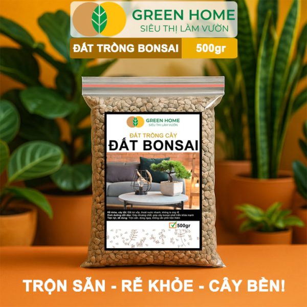 Đất Trồng Bonsai Trộn Sẵn Bao 500gr