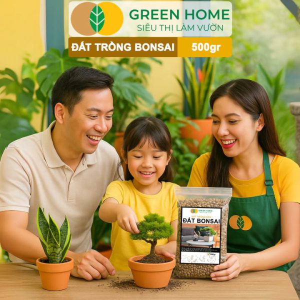 Đất Trồng Bonsai Trộn Sẵn Bao 500gr