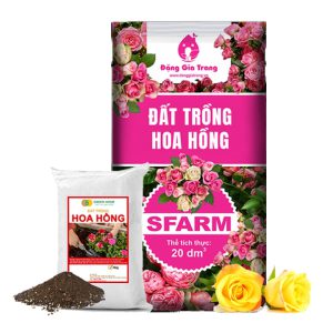 Đất Trồng Hoa Hồng, Trộn Sẵn, Hữu Cơ, Tiện Lợi, Đầy Đủ Dinh Dưỡng, Rễ Khỏe, Bông To