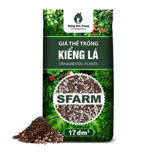 Đất Trồng Kiểng Lá Greenhome, Sfarm, Bao 17dm3 (= 6KG), Giá Thể Trộn Sẵn, Tiện Lợi Cho Monstera, Rễ Khoẻ, Thân To, Lá Dày