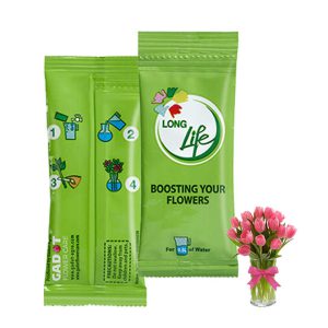 Dưỡng Hoa Lâu Tàn, Longlife, Gói 5gr, Phân Bón Cho Hoa Cắt Cành, Lâu Tàn, Nở Bông To, Không Bị Hôi Nước