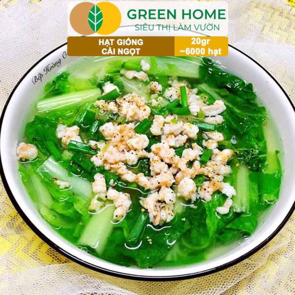 Hạt Giống Rau Cải Ngọt, Gói 20g, R03