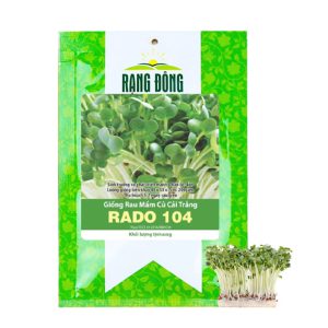 Hạt Giống Rau Mầm Củ Cải Trắng, Gói 20g, Dễ Trồng Quanh Năm, Nảy Mầm Cao, Thu Hoạch Nhanh, Năng Suất Cao R10