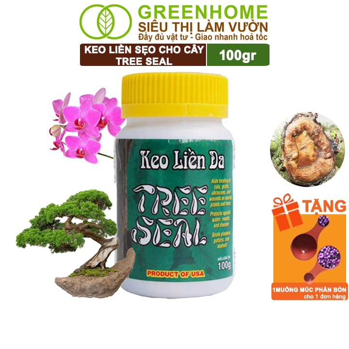 Keo Liền Sẹo Cho Cây, Tree Seal, Chai 100gr, Liền Nhanh Vết Cắt Da Cây, Chiết Cành,  Bonsai, Lan, Kiểng Lá