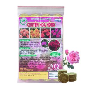 Phân Bón Hoa Hồng, Gói 24 Viên, Giúp Cây Đâm Chồi, Thân Mập, Nhiều Nụ, Hoa To, Thắm Màu, Lâu Tàn