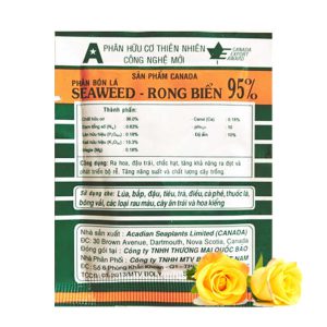 Phân Bón Lá Rong Biển, Seaweed, Gói 10gr, Hữu Cơ, Ra Hoa, Đậu Trái, Chắc Hạt, Tăng Khả Năng Ra Đọt, Tốt Rễ