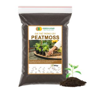 Rêu Than Bùn Peatmoss, Bao 1kg, Giá Thể, Cân Bằng Ẩm, Trộn Đất Trồng Sen Đá, Kiểng Lá, Hoa Hồng, Ươm Hạt Giống