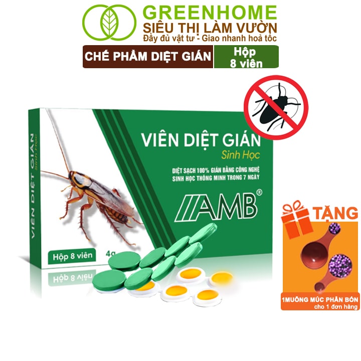 Thuốc Diệt Gián Hộp 8 Viên