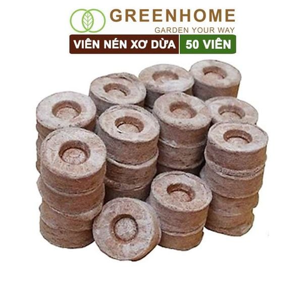 viên nén xơ dừa
