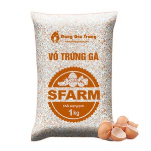 Vỏ Trứng Gà Trồng Cây, Sfarm, Bao 1kg, Phân Bón Hữu Cơ, Ngăn Chặn Ốc Sên, Cải Tạo Đất, Chống Côn Trùng, Sâu Bọ