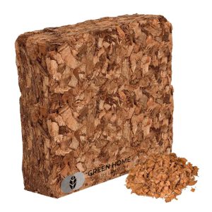 Xơ dừa cục, viên 500gr, sơ dừa nén, nở gấp 5 lần, kích thích rễ, thoát nước tốt giá thể kiểng lá, phong lan