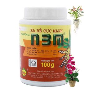 Phân Bón Lá N3M, Hũ 100gr, Ra Rễ Cực Mạnh Dùng Giâm, Chiết Cành, Ngâm Hạt Giống, Chuyên Kiểng, Hoa Hồng, Lan