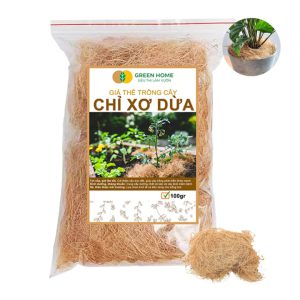 Chỉ Xơ Dừa, Bao 100gr, Chuyên Dùng Giá Thể Trồng Lan, Kiểng Lá, Đắp Gốc Giữ Ẩm Cây Trồng
