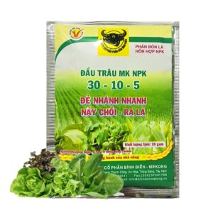 Phân Bón Đầu Trâu MK, NPK 30-10-5, Gói 10Gr