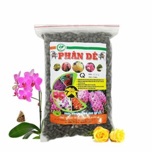 Phân Dê Trồng Lan, Túi 1kg , Đã Qua Xử Lý, Không Mùi, Kích Rễ Phong Lan, Hoa Đậm Màu Lâu Tàn