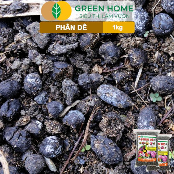 Phân Dê Trồng Lan, Túi 1Kg