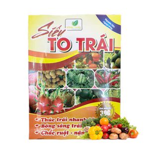 Phân Bón Siêu To Trái, GreenHome, Gói 30Gr, Thúc Trái Nhanh Lớn, Chắc Ruột, Nặng Ký, Đẹp Mã