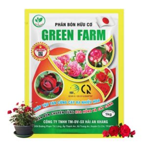 Phân Bón Hữu Cơ Green Farm, Gói 1kg