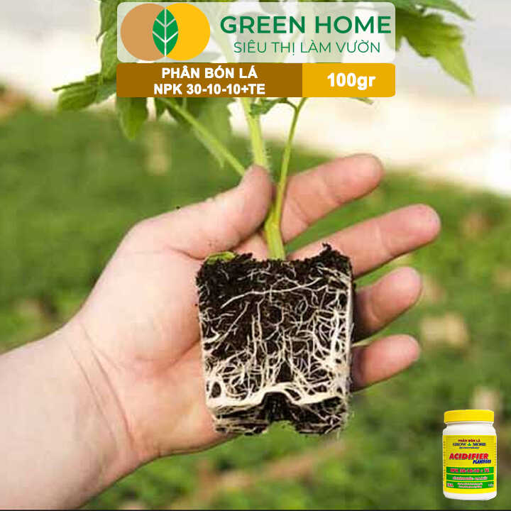 Phân Bón Lá Grow More NPK 30-10-10, Chai 100GR, Đẻ Nhánh Khỏe, Ra Lá Tốt