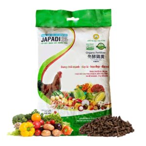 Phân Gà JAPADI Greenhome, Bao 1kg, Nhập Khẩu Nhật, Viên Nén