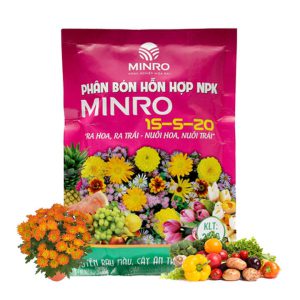 Phân NPK 15-5-20 Greenhome, Minro, Kích Ra Hoa, Tăng Đậu Trái Trên Kiểng, Cây Ăn Trái, Củ