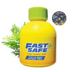 Khử Nước Mới Fast Safe Greenhome, Extra Bio, Chai 100ml, Khử Clo Nước Máy Hiệu Quả và An Toàn Cho Cá