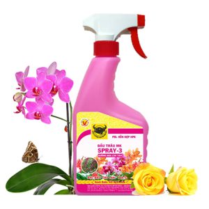 Phân Bón Lá Đầu Trâu Spray-3 Greenhome, Bình Điền, Chai 500ml, Dưỡng Hoa Lâu Tàn, Chuyên Lan Và Hoa