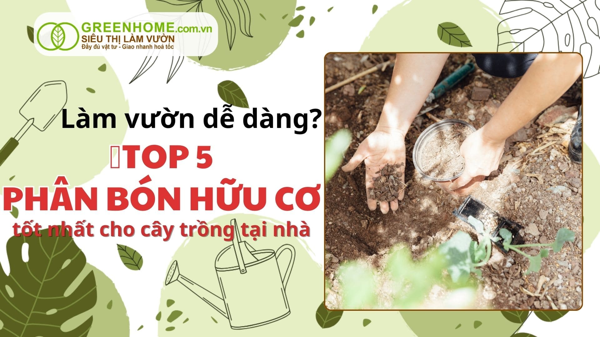 Top 5 Phân Bón Hữu Cơ Tốt Nhất: Biến Ban Công, Sân Thượng Thành Vườn Địa Đàng