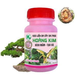 Keo Liền Sẹo Cho Cây Greenhome, Hoàng Kim, Chai 100gr,Liền Nhanh Vết Cắt Da Cây, Chiết Cành