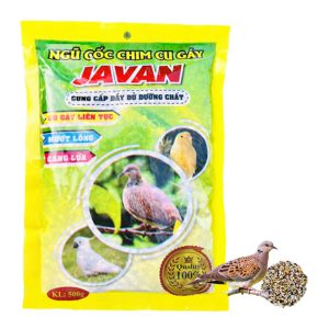 Cám Chim Cu Gáy GreenHome, Gói 500gr, Hạt Ngũ Cốc, Cung Cấp Đầy Đủ Dưỡng Chất, Gù Gáy Liên Tục