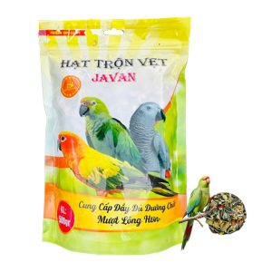 Cám Chim Vẹt GreenHome, Gói 500gr, Hạt Ngũ Cốc, Cung Cấp Đầy Đủ Dưỡng Chất, Mượt Lông Hơn