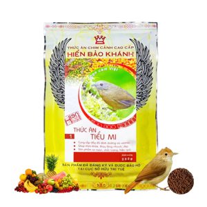 Cám Chim Tiểu Mi GreenHome, Hiển Bảo Khánh, Số 1, Gói 200gr, Dưỡng Lông, Chim Khỏe Mạnh Và Ổn Định