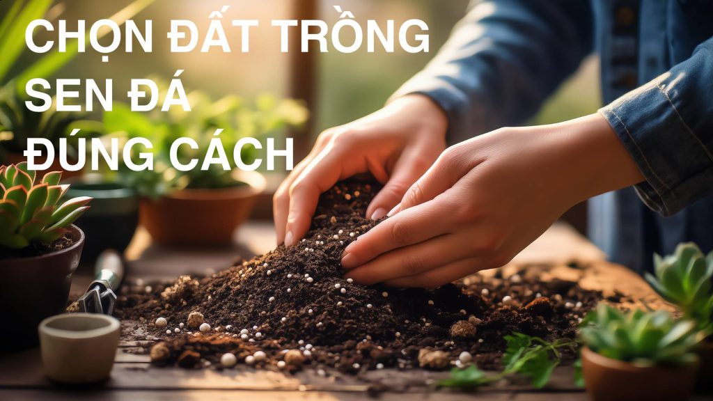 Đất trồng sen đá