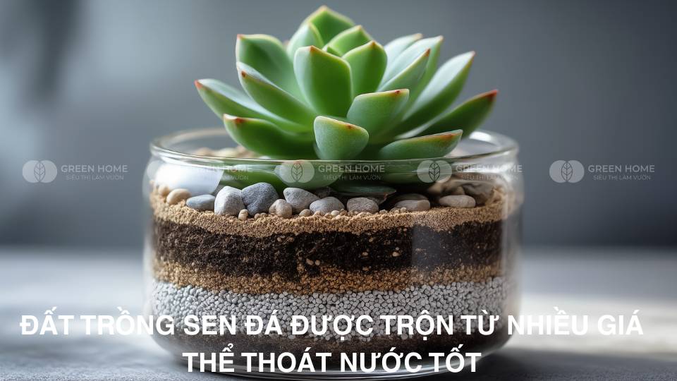 Pumice trong đất cho sen đá giữ ẩm lâu mà vẫn đảm bảo thoát nước tốt