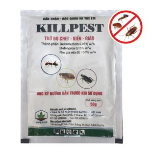 Bột Phấn Kiến KillPest Vipesco, GreenHome, Gói 50gr, Hiệu Quả Cao, Diệt Trừ Bọ Chét, Kiến, Gián