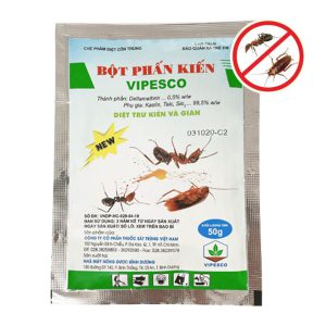 Bột Phấn Kiến Vipesco, GreenHome, Gói 50gr, Hiệu Quả Cao, Dễ Sử Dụng, Diệt Trừ Kiến, Gián