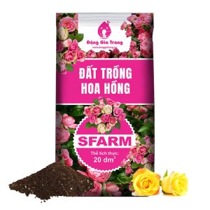 Đất Trồng Hoa Hồng, Trộn Sẵn, Hữu Cơ, Tiện Lợi, Đầy Đủ Dinh Dưỡng, Rễ Khỏe, Bông To