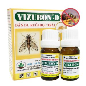Thuốc Dẫn Dụ Ruồi Vàng Đục Trái VIZUBON-D,10ml, Không Cần Phun Xịt, An Toàn Cho Người