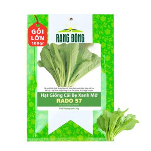 Hạt Giống Cải Bẹ Xanh Mỡ GreenHome, GÓI 100GR, Dễ Trồng, Nảy Mầm Cao, Thu Hoạch,Năng Suất R33