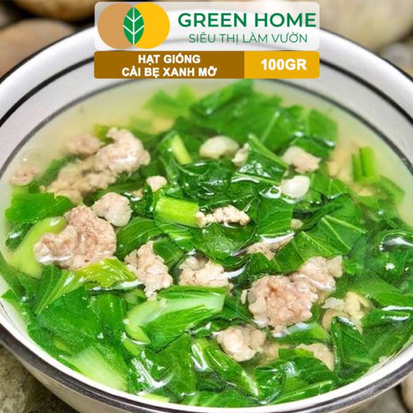 Hạt Giống Cải Bẹ Xanh Mỡ, Gói 100g, R33