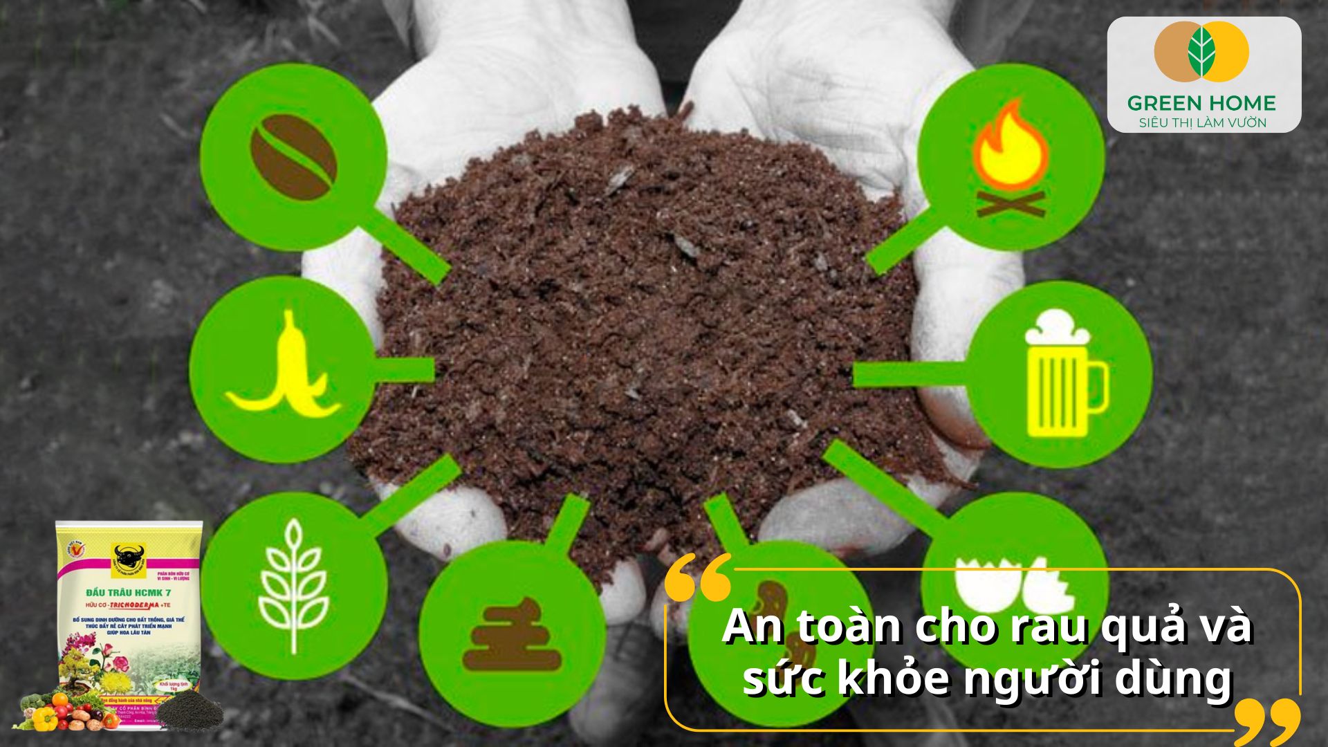 Phân bón hữu cơ giúp rễ phát triển mạnh và hấp thụ tốt