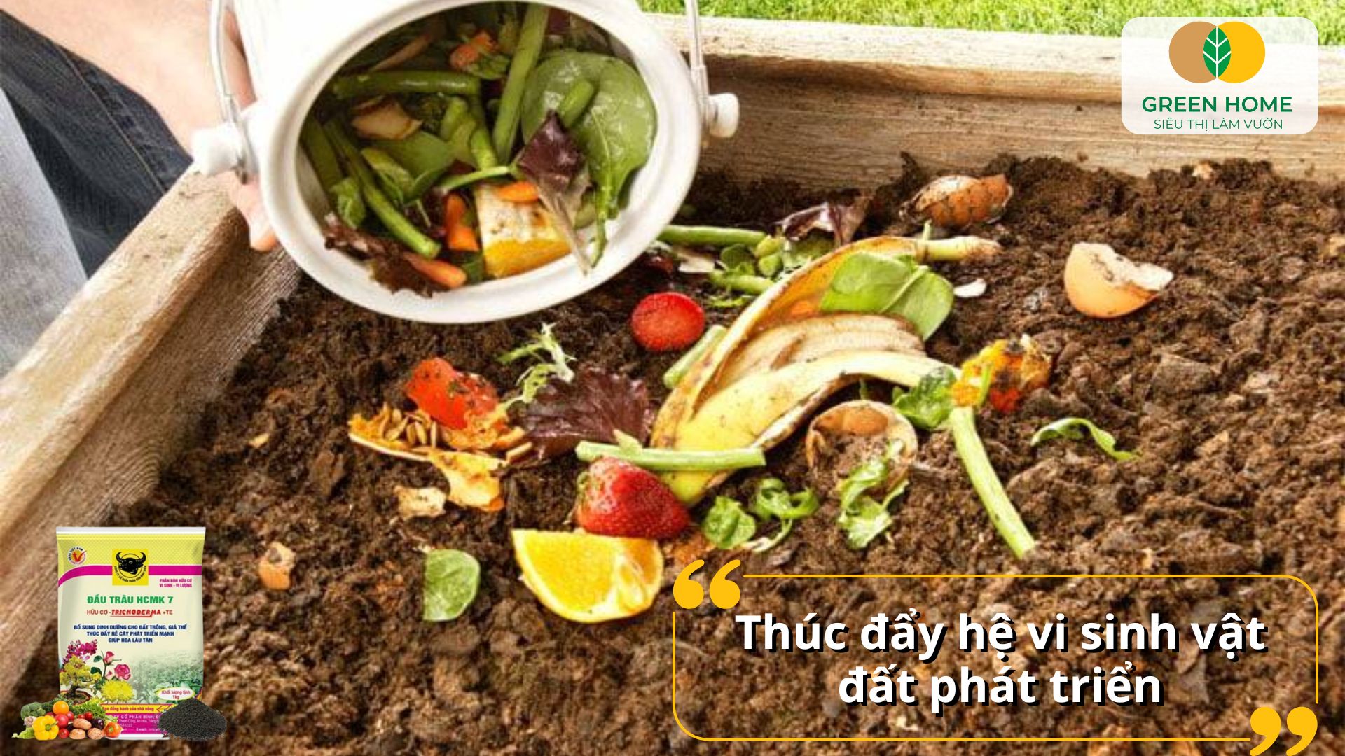 Phân bón hữu cơ phù hợp cho rau sạch và cây ăn quả