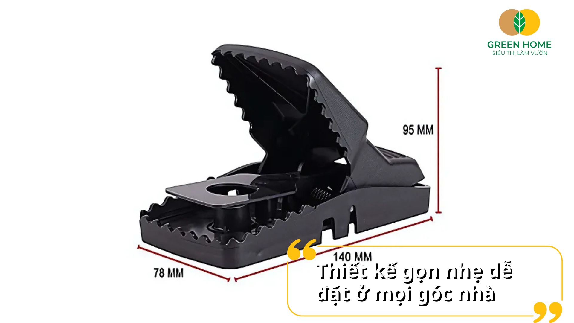 Bẫy chuột thông minh giúp giữ vệ sinh và an toàn cho ngôi nhà