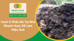 Hướng dẫn cách ủ phân bò tại nhà nhanh hoai, dễ làm hiệu quả