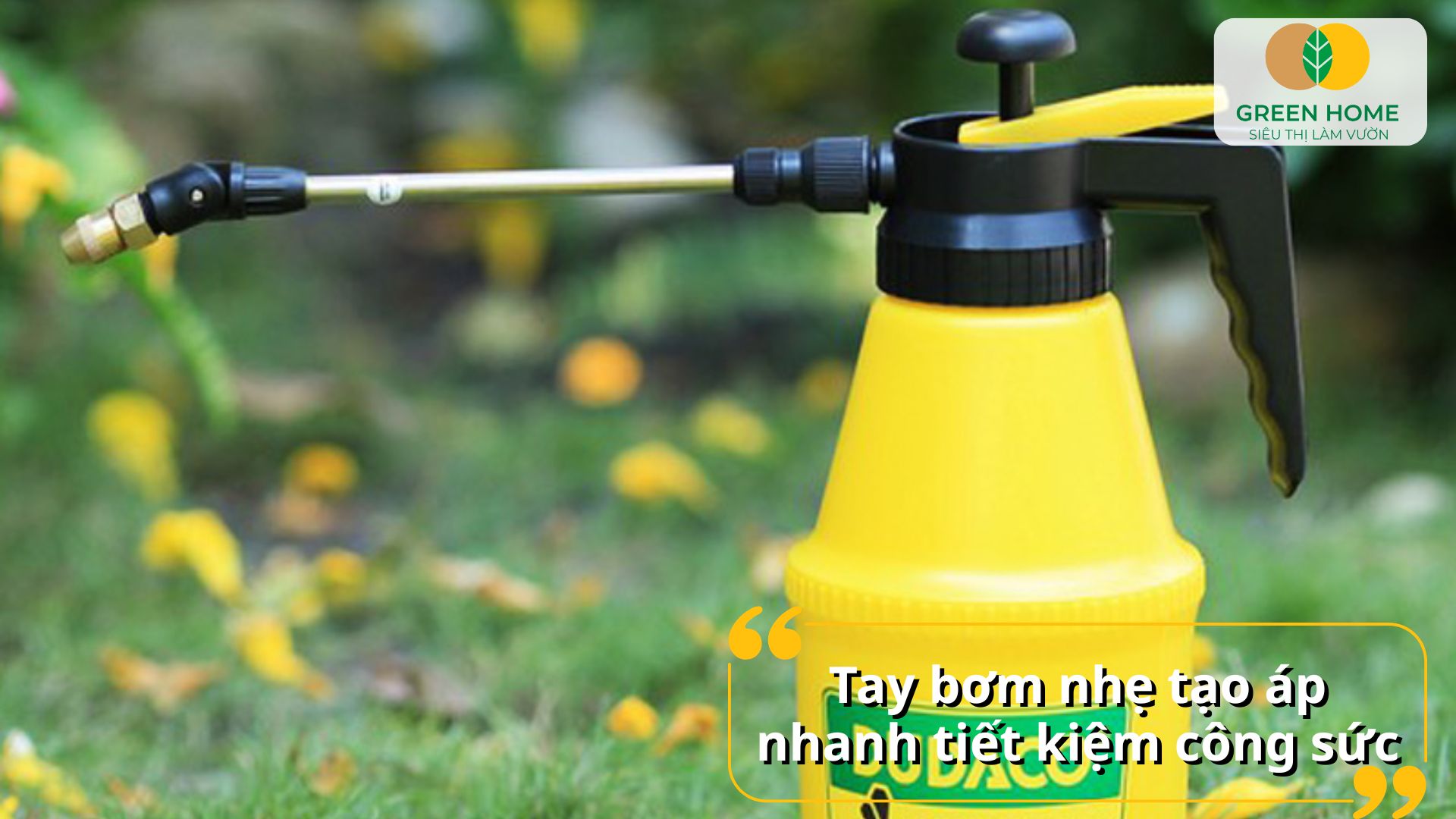 Cây cảnh luôn xanh tốt khi được chăm bằng bình tưới Dudaco