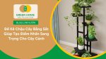 Cây trồng luôn sạch đẹp và gọn gàng hơn nhờ đế kê chậu cây bằng sắt
