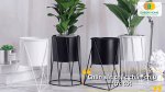Tăng tính thẩm mỹ cho góc vườn với đế kê chậu cây bằng sắt tinh tế