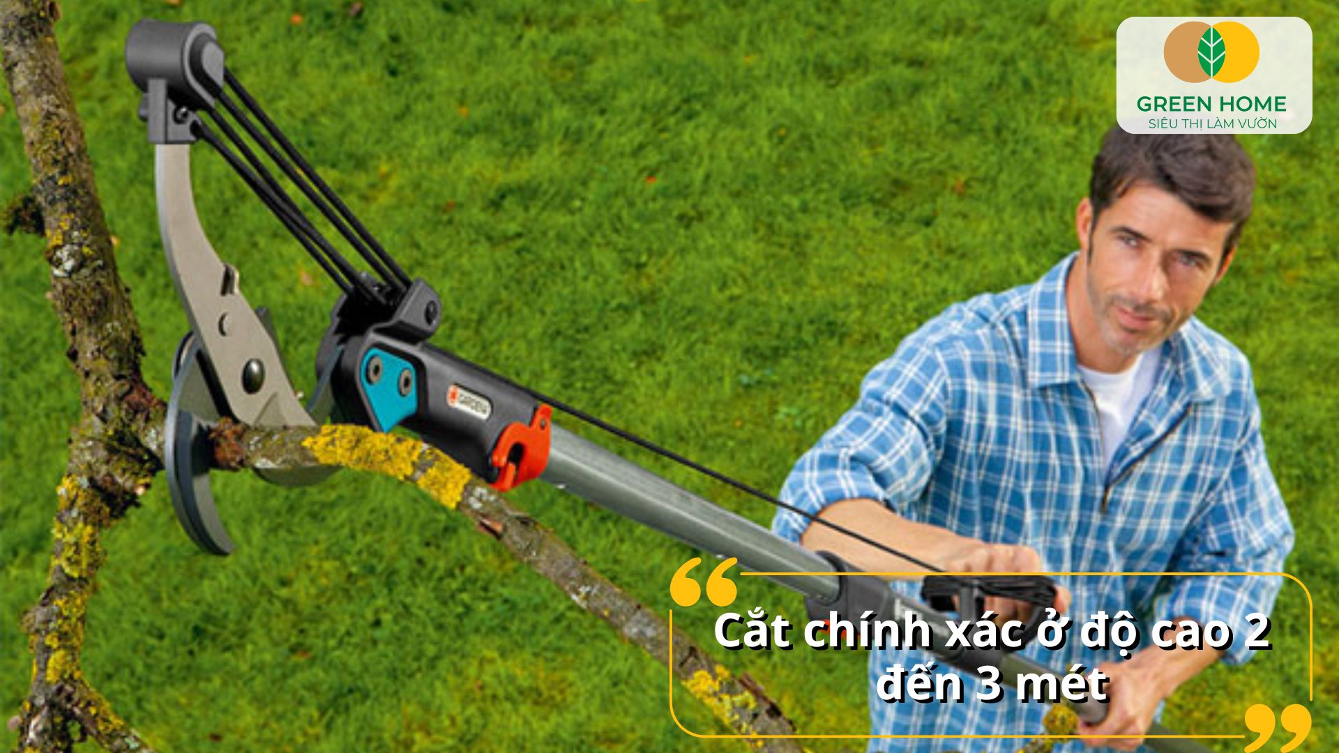 Tăng hiệu quả công việc làm vườn với kéo cắt cành 3m chất lượng